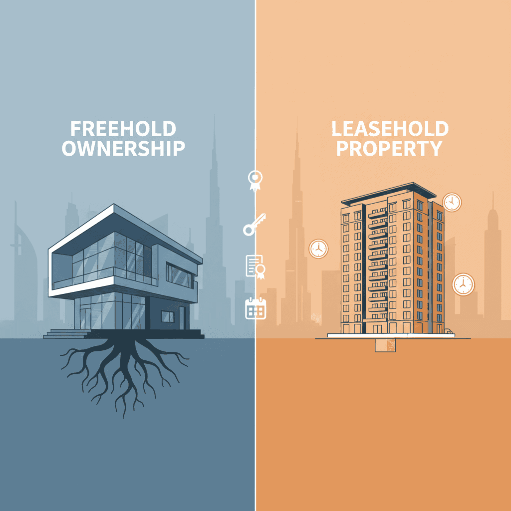 Freehold vs Leasehold Real Estate in Dubai: The Complete 2025 Guide